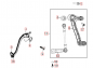 Preview: Schalthebel Baugruppe Online Pista 125 SC125