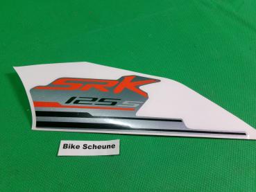 Decor Tank rechts oben grau QJMOTOR SRK125S original