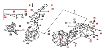 Preview: Ansauggummi Vergaserhalter TGB Bullet original