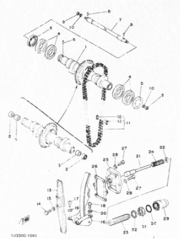 Dichtung für Steuerkettenspanner XS650