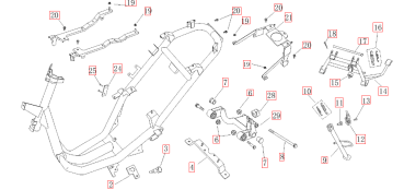 Preview: Schraube für Seitenständer Online Tapo Eco