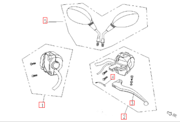 Preview: Bremslichtschalter links hinten für Trommelbremse Tapo Memory 25 original