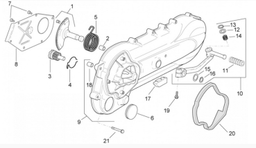 Preview: Feder für Kickstarter SR125 Mojito 125