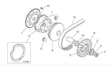 Preview: Distanzring Variomatik SR50 Sport SR50 ditech original
