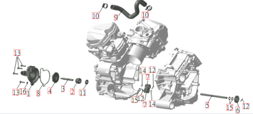 Preview: Zahnrad Wasserpumpe Online 9.0 9.1