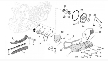 Preview: Dichtung Ölwanne Aprilia Mojito 125