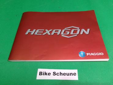 Bediengsanleitung Fahrerhandbuch Piaggio Hexagon 125 200 2Takt