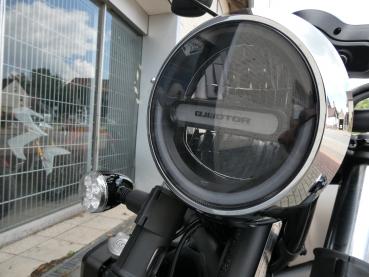 Neufahrzeug Motorrad QJMOTOR SRV550 ST Matt-Schwarz