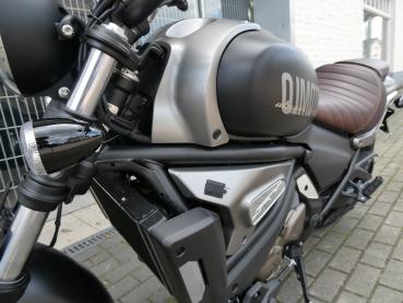 Neufahrzeug Motorrad QJ Motor SRV 550 ST Matt-Schwarz