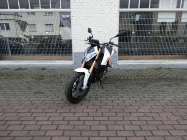 Neufahrzeug Motorrad Online Pista 125 ABS Weiß-Orange