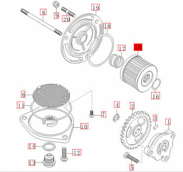 Preview: Ölfilter Bestia SM 125 Preview: Ölfilter Bestia SM 125