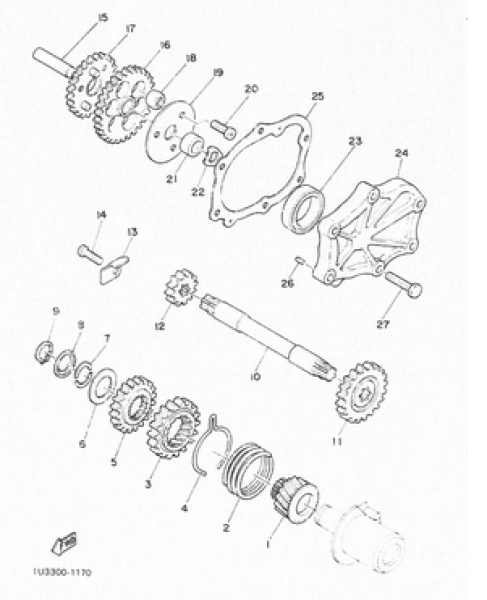 Dichtung für Anlasserdeckel XS650