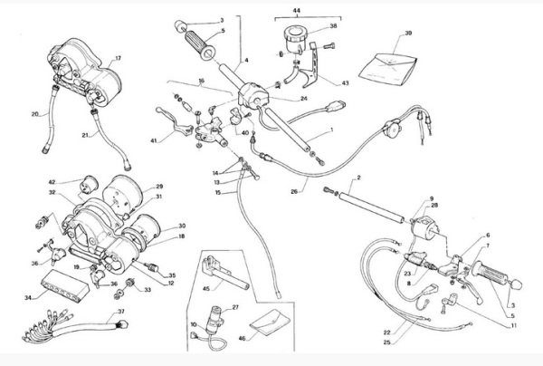 Halter Bremsflüssigkeitsbehälter Aprilia RS125 Extrema original