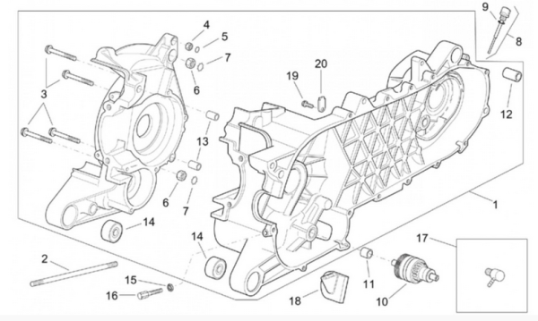 Buchse Hülse 8x12x8