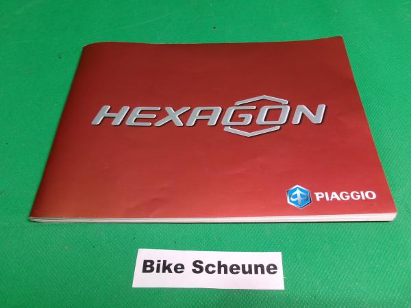 Bediengsanleitung Fahrerhandbuch Piaggio Hexagon 125 200 2Takt