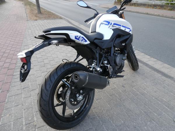 Neufahrzeug Motorrad Online Pista 125  R ABS Blau-Weiß
