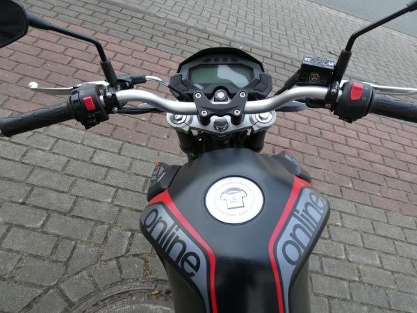Neufahrzeug Motorrad Online GTR 125 Schwarz-Rot Tageszulassung