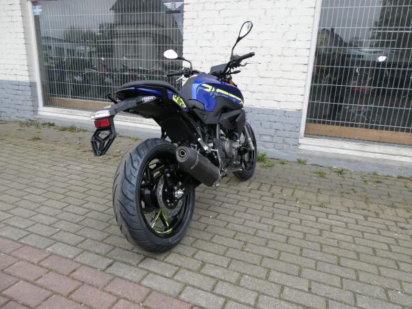 Neufahrzeug Motorrad Online Pista 125 ABS Blau-Gelb-Schwarz