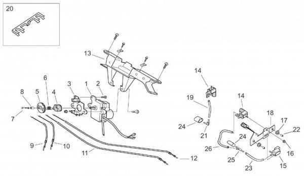 T-Stück Unterdruck Aprilia RS250 AP8600184