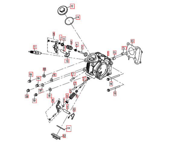 Ventildeckeldichtung O-Ring 40,94x2,62 mm Tapo Memory original